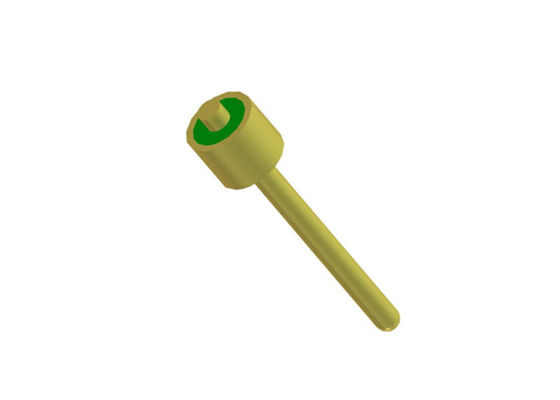 Single Pin Hermetic DC Glass To Metal Seals With Gold Wire Bonding Surface JK2016-0.7-17-JH