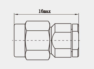 K (2.92mm) Millimeter Wave Male Stainless Steel RF Coaxial Connector For MF147A Cable