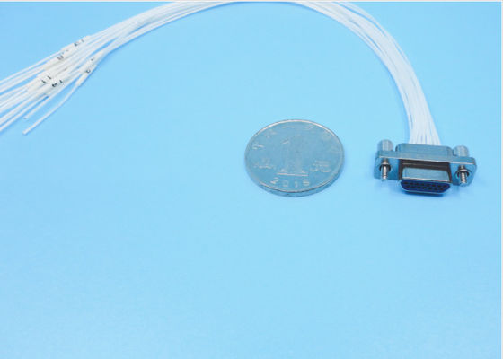 J30J Series Rectangular Connector 15pins Male Plug Outer Conductor With Nickel Plating Center Conductor With Gold Plating Used For Communication, Radar