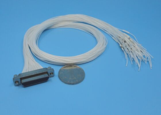 J30J Series Connector Rectangular Male Plug 51contacts Male Plug with Crimping Wire Length 500mm for Circuit Connection Component