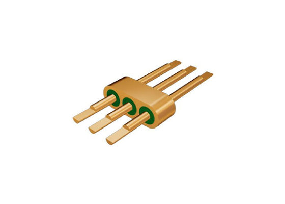 3 Pins Multi-pin Headers Hermetic Glass To Metal Seal Connectors 0.5mm MC-244