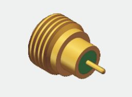 50Ω 기밀 SMPM 수컷 벌크헤드 RF 동축 커넥터 0.3MHz-40GHz 170V