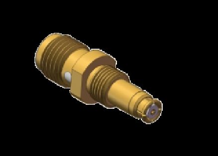 직선 SMA 잭에서 SMP 잭 어댑터 주파수 범위 0.3MHz에서 18GHz 마이크로파 컴포넌트를 사용하여