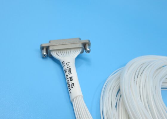 J30J 시리즈 커넥터 직사각형 37contacts 남성 플러그와 와이어 길이 1500mm 신호 전송