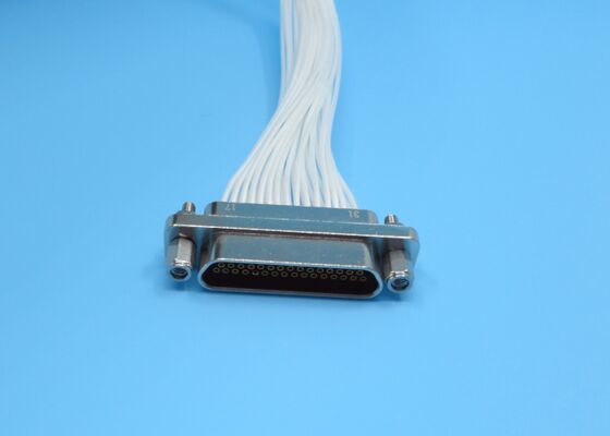 J30J 시리즈 커넥터 직사각형 51접점 무선 통신용 와이어가 있는 암 소켓