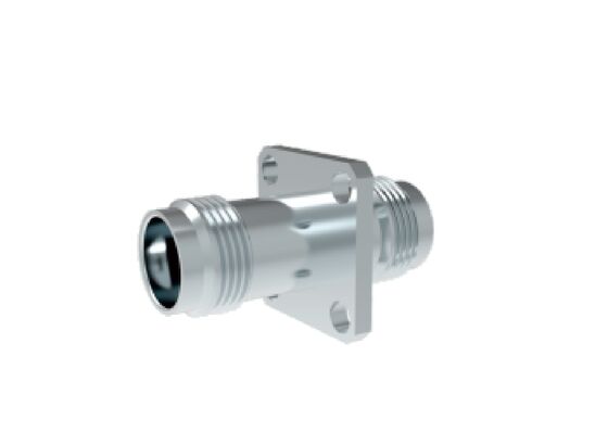 50Ω 11GHz TNC 잭 - ​​잭 어댑터 항공우주 RF 커넥터(삽입 손실 최대 0.3dB)