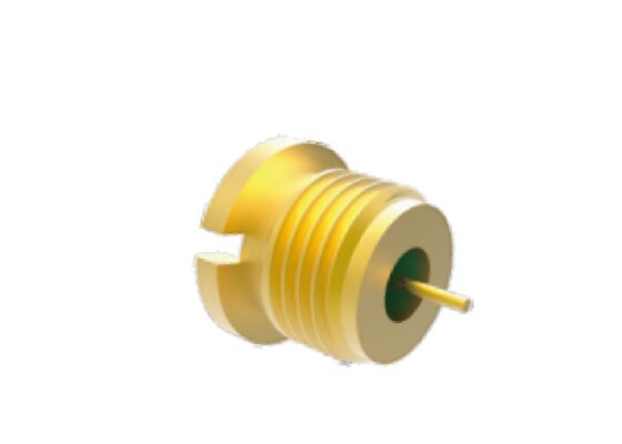 50Ω 40GHz 헤르메틱히 밀폐된 SMP 남성 플러그 방벽 커넥터 항공 우주 RF 커넥터