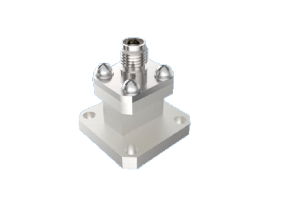 BJ220/WR 42 도파관 - 2.92mm K 유형 어댑터 18GHz~26.5GHz 최종 출시 K 대역용 항공우주 RF 커넥터