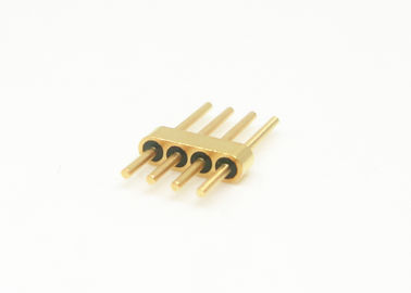 4 핀 헤르메틱 유리에서 금속 밀폐 커넥터 1.27mm 간격 멀티 핀 헤더 JMC-242